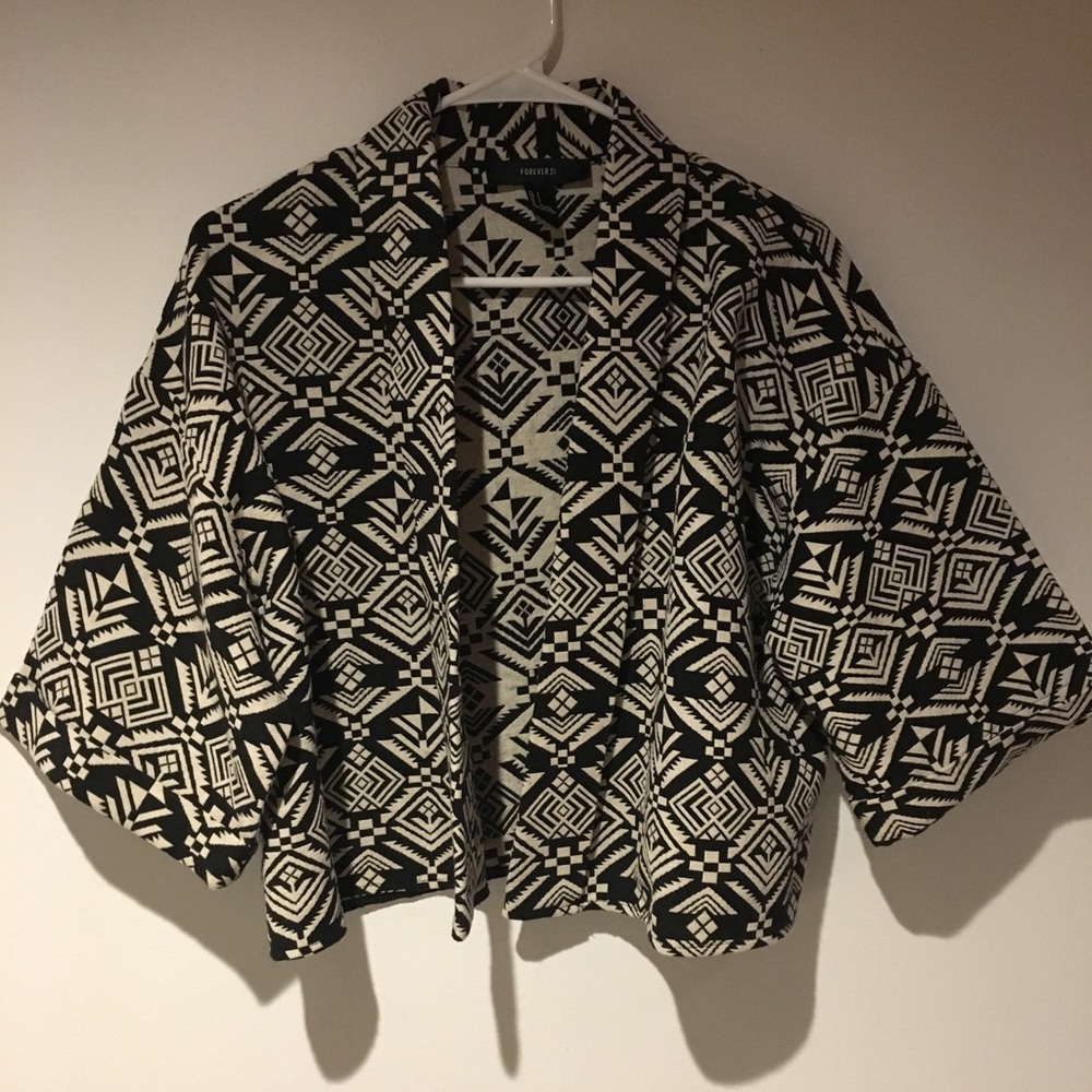 Art Deco Wide Sleeve Blazer / Jacket